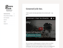 Tablet Screenshot of generacycle.com
